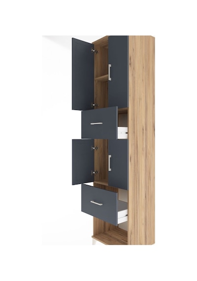 Hyperion Dolap 3 Raflı 2 Çekmeceli 4 Kapaklı 60x44x243 Çam-an... Çam Hyperion Dolap 3 Raflı 2 Çekmeceli 4 Kapaklı 60x44x243 Çam-an... Çam