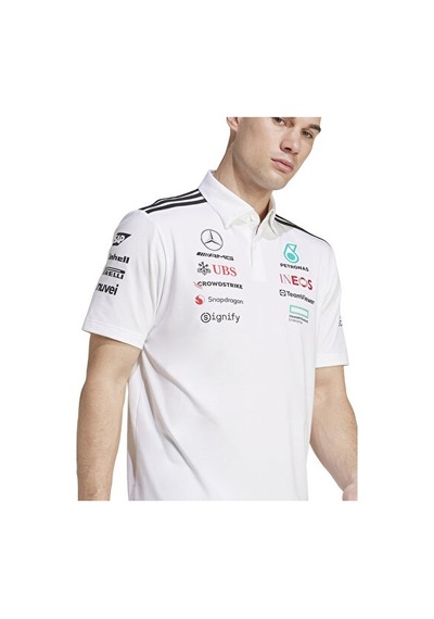 Adidas Mer Tm Polo Wm Erkek Antrenman Polo Tişört Jw0586 Beyaz Beyaz
