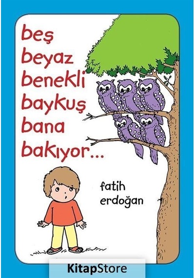 Beş Beyaz Benekli Baykuş Bana Bakıyor- Mavi Bulut Yayıncılık