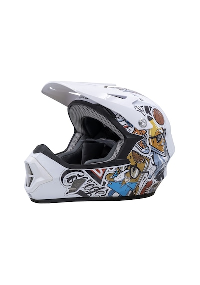 Raptor Gravity Fullface M 57-58cm Toxic Mind Bisiklet Kaskı Beyaz