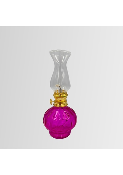 İdare Kandil Nostalji Gaz Lambası Mini Pembe Teşhir Ürün