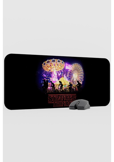 Stranger Things V5 70x30 Xl Gaming Kauçuk Kaymaz Taban Mouse Pad Fare Altlığı