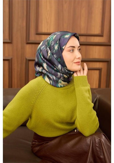 Silk Home Twill İpek Eşarp 11492-11 Koyu Mor