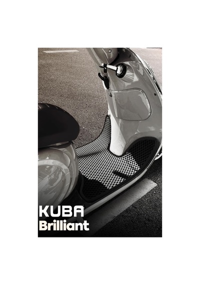 Kuba Brilliant Premium Eva Motosiklet Paspası Siyah-siyah