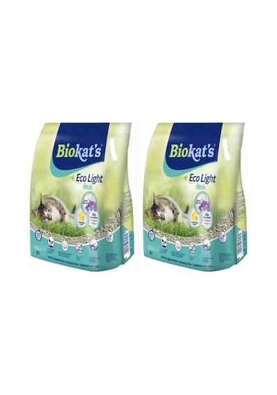 Biokat's Eco Light Fresh Spring Blossom Pelet Kedi Kumu 2 x 5 L