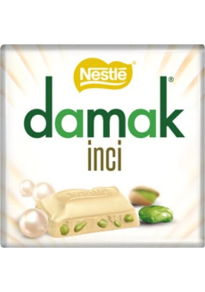 Nestle Damak Inci Antep Fıstıklı Beyaz Çikolata 63 G