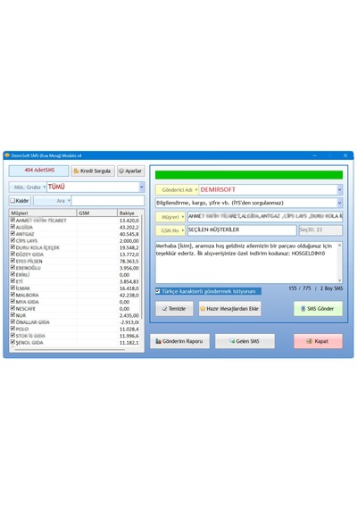 Demirsoft Petshop Programı - Barkodlu Satış Stok Takip Sms Sistemi