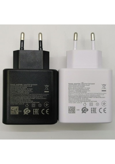 Siyah Samsung Şarj Cihazı İçin 45w Süper Hızlı Şarj Samsung Galaxy S23 S22 S21 S20 Not 10 Artı S20 Not 20 Ultra 5g S20+ Note10+