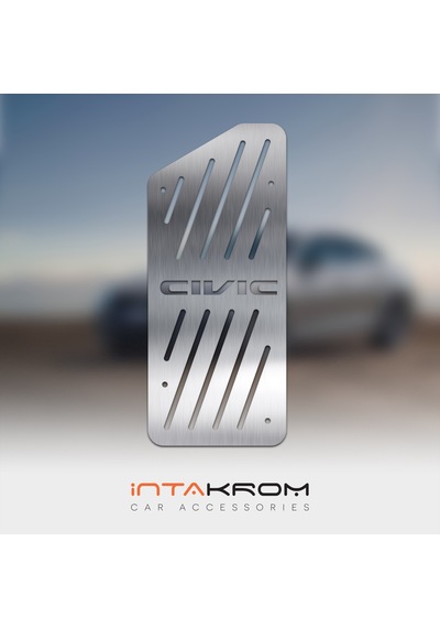 intakrom Honda Civic Krom Ayak Dinlendirme Pedalı 2022 ve Üzeri