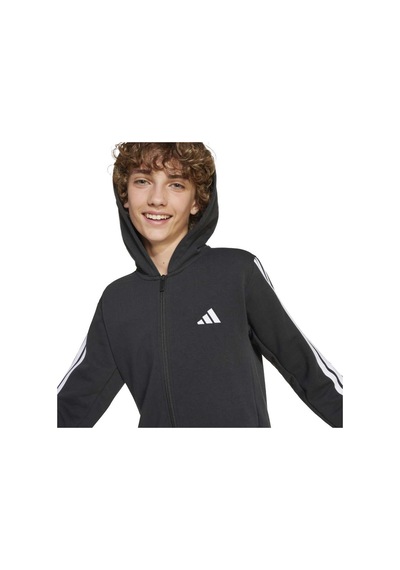Adidas J 3s Ft Çocuk Spor Eşofman Takımı - Jd6505 Siyah