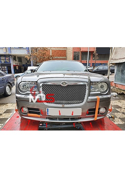 Chrysler 300c Uyumlu Ön Tampon Eki Karlık Fiberglass Boyasız