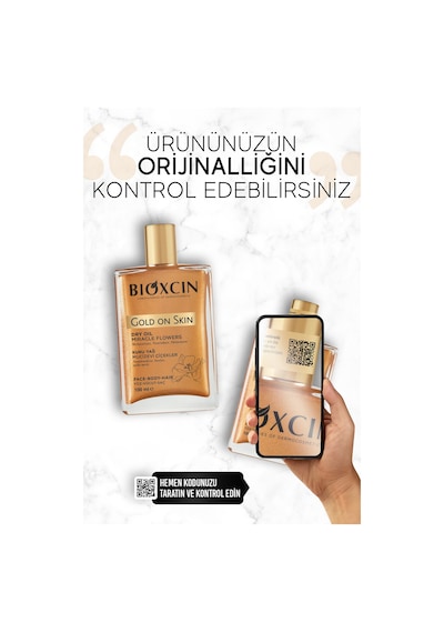 Bioxcin Gold On Skin Altın Parıltılı Kuru Yağ 100 ML