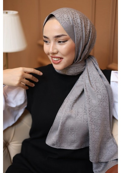 Silk Home Deluxe Şal - Mat Gri - Mat Gri