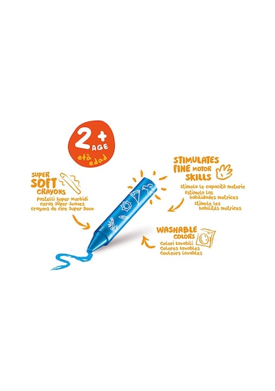 Jumbo Pastel Boya 8'li Diğer