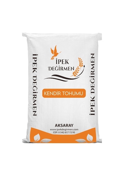 İpek Değirmen Kendir Tohumu 5 KG Yerli Doğal Katkısız Süper Gıda Çetene Tohumu