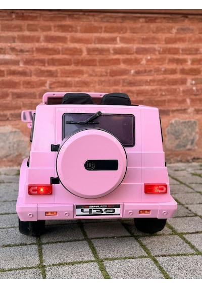 Mercedes Brabus İsmeözel Plaka Akülü Araba 1-6 Yaş Kumandalı Pembe