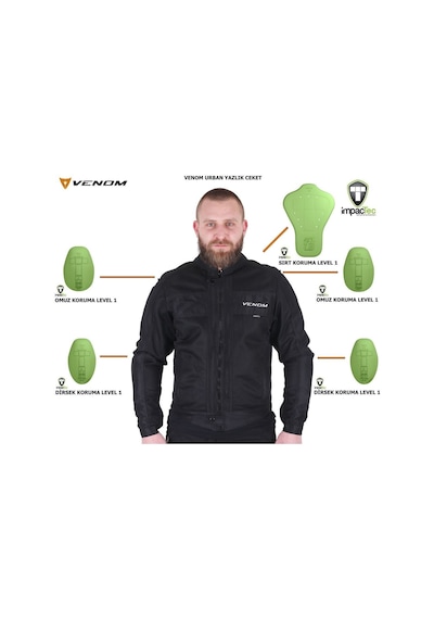Venom Ceket Urban Motosiklet Montu