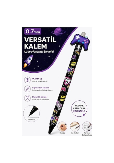 Uçlu Kalem 0.7 Mm Erkek Modeli 1 Adet Fixpoint 4765 0.7mm Uçlu Versatil Mekanik Uçlu Kurşun Kalem Hediyelik Mor