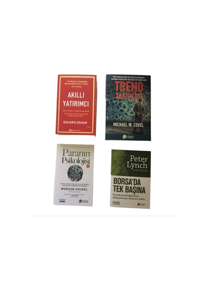 Akıllı Yatırımcı + Trend Takıpcısı+ Paranın Psikolojısı + Borsada Tek Basına 4 Set