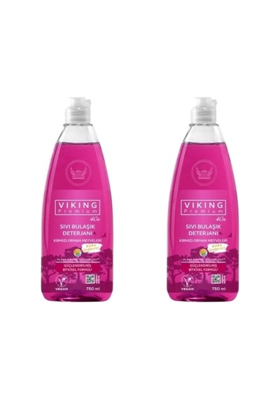 Viking Premium Bulaşık Deterjanı Orman Meyveleri 2 x 750 ML