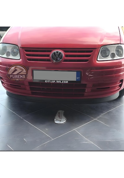 Volkswagen Caddy Mk3 2005-2010 Uyumlu H Lip Esnek Ön Lip 2 Parça Karlık Ön Ek Tampon Altı Dill