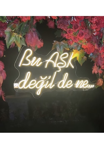 Bu Aşk Değil De Ne Neon Led Renkli