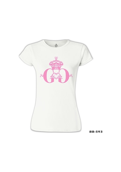 Girls Generation - Gg Beyaz Kadın Tshirt 001