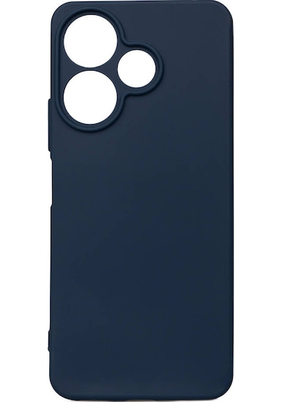 Noktaks - Xiaomi Uyumlu Xiaomi Redmi 13 4g - Kılıf Mat Soft Esnek Biye Silikon - Lacivert T32812 Lacivert