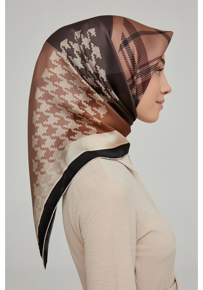 Armine İpek Eşarp Nostalji - 8620-38 Twill - 8128-08