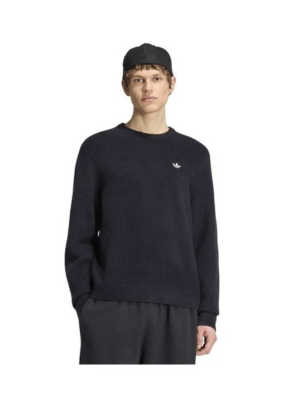 Adidas Knıtted Erkek Spor Sweatshırt - Ks4891 Siyah