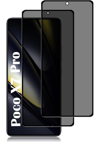 Xiaomi Poco X7 Pro Uyumlu Hayalet Ekran Koruyucu Cam Tam Kapatan