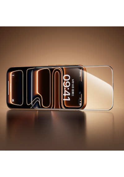 Apple Uyumlu   iPhone 17 Pro Benks Glass Warrior 2.0 Ezfita Privacy Hayalet Cam Ekran Koruyucu Uygulama Aparatı