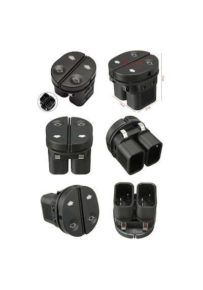Ford Connect Fiesta Ka Cam Düğmesi İkili
