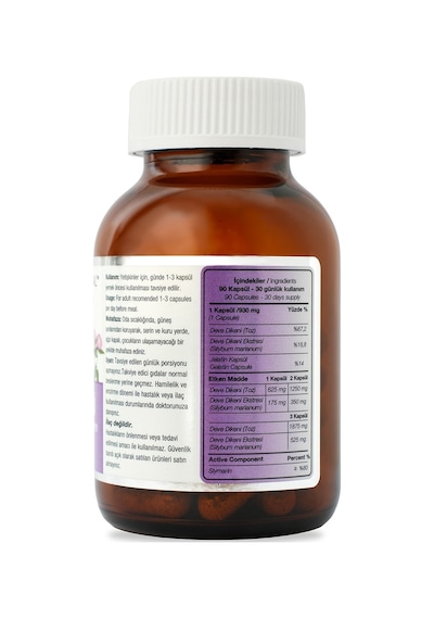 Sepe Natural Milk Thistle Devedikeni Ekstresi Full Potency 90 Kapsül x 930 MG