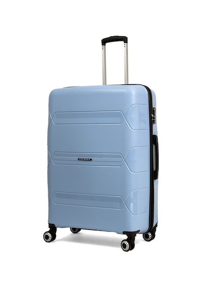 Reymond Luggage Lucas Polipropilen Kırılmaz Valiz, Büyük Boy Bebe Mavisi