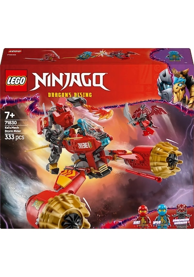 LEGO® NINJAGO® Kai’nin Robot Fırtına Aracı 71830 - 7 Yaş ve Üzeri Çocuklar için Yaratıcı Oyuncak Yapım Seti (333 Parça)