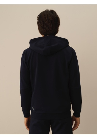 Xint Lacivert Pamuk Dokulu Slim Fit Sweatmont 350168