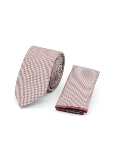İmza Gül Kurusu Kuş Gözü Desen 6 Cm Kravat 1090250201 Gül Kurusu