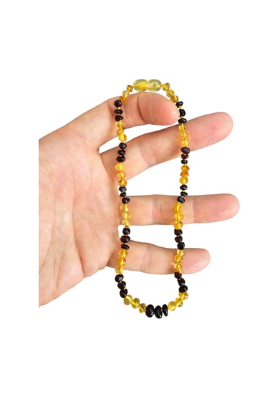 Damla Kehribar Bebek Kolyesi Lt1413