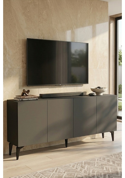 Ka1809a Lipa Konsol Ve Tv Sehpası Antrasit 180cm