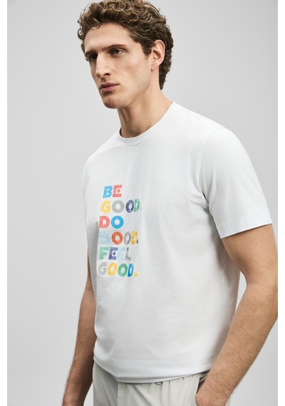 Lufian Good Modern Grafik T- Shirt Kırık Beyaz Kırık Beyaz 111020290100510