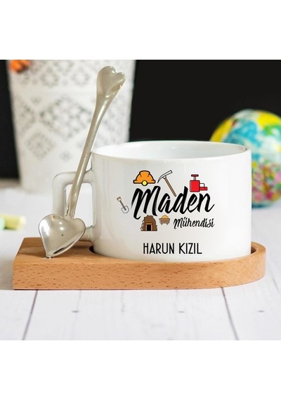 Maden Mühendisi Lüks Fincan Seti