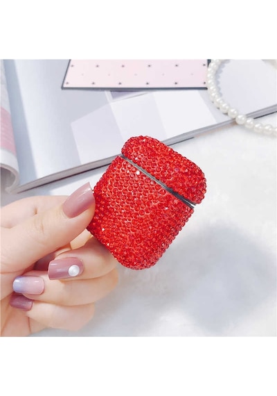 Lexroo Apple AirPods Uyumlu Kılıf Diamond Silikon - No3