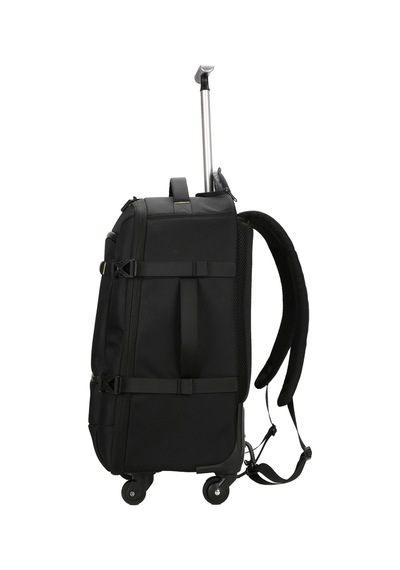 Baggaj S24121 Çekçekli Sırt Çantası Black
