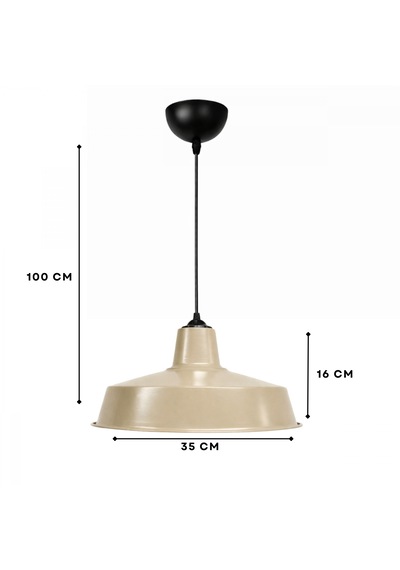 Homing Northe İskandinav Metal Sarkıt Bej
