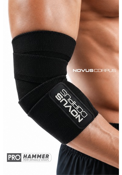 Fitness Dirsek Sargısı Sakatlık Önleyici Destekleyici Spor Dirseklik Elbow Wraps Crossfit Bandajı - 2 Adet - Siyah Desen