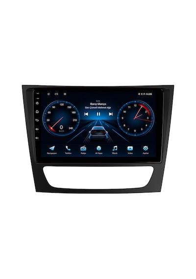 Mercedes E-class Android Multimedya 2002-2010 Carplay Android Auto Navigasyon 4gb Ram 32gb 9"