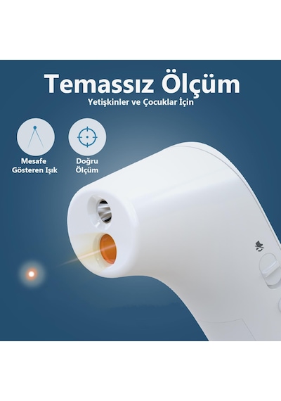 Neomed Det-3019 Akıllı Mesafe Sensörlü Hızlı Ölçüm Temassız Dijital Ateş Ölçer