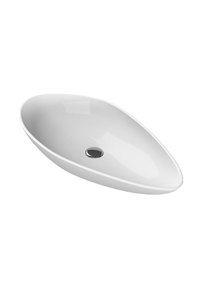 Tezgah Üstü Seramik Lavabo 74x38 Cm Şık Ve Fonksiyonel 508 Yeşil