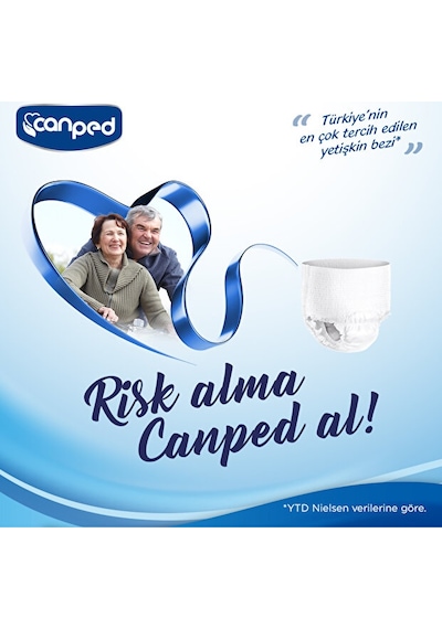 Canped Emici Külot Büyük Boy Large 30 Lu